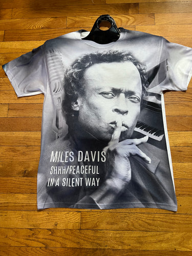 NEW!!! Miles Davis- Shhhhhh Jerzees/ T- Shirt Regular cuts