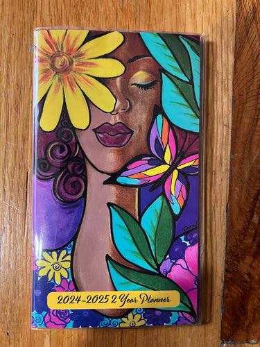 Black Nature 2024-2025 2-year Pocket Planners