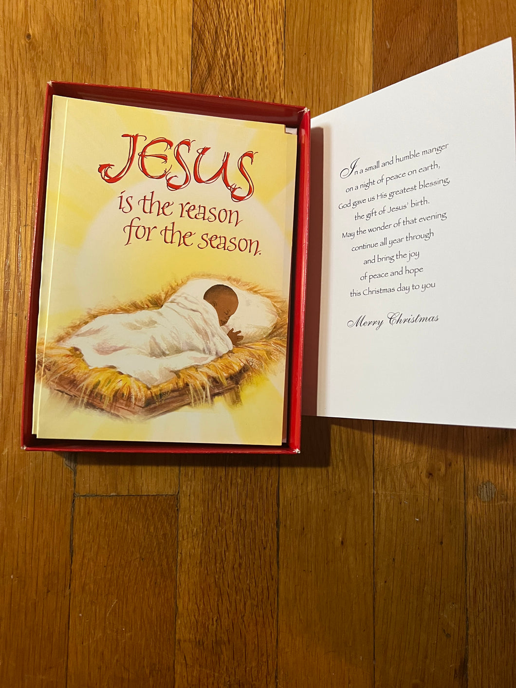 NEW!!! Jesus- Box of 12 Cards