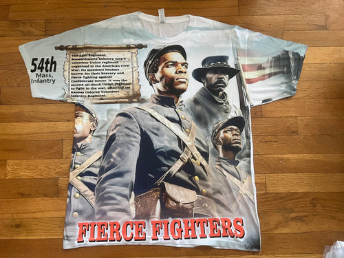 NEW!!! The 54th Fierce Fighters Jerzees/ T- Shirt Regular cuts