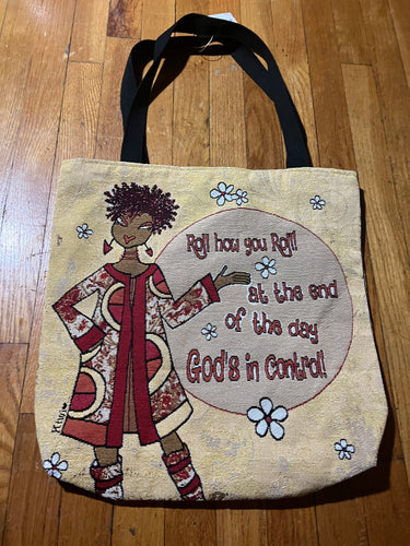 NEW!!! Gods In Control Tote Bag