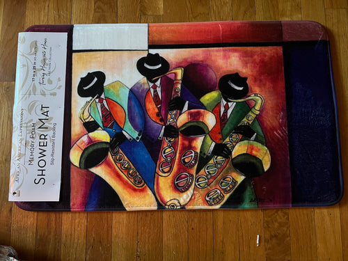 NEW!!! Jazz Shower Bath Mat