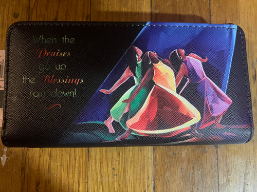NEW!!! When The Praises Go Up The Blessings Rain Down/ Long Wallet