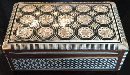 Egyptian Import  Mother of Pearl Lg Box