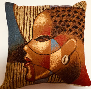 Composite Of A Woman Stuffed Pillow