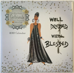 Well Dressed, Well Blessed by Adne Wallace 2019 Wall Calendar