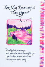 For my beautiful daughter