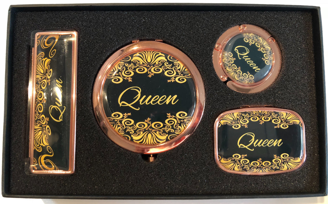 Black Queen Purse Accessory Gift Set