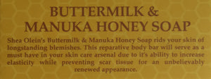 Shea Olein Buttermilk & Manuka Honey Soap