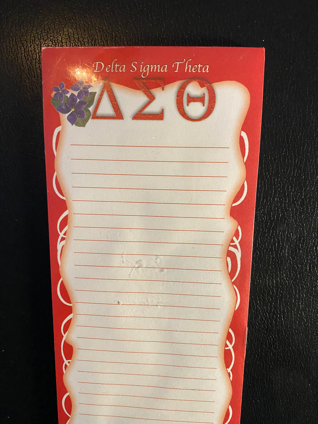 NEW!!! Delta Sigma Theta Things To Do Pad