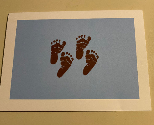 NEW!!! New Born-Male Blank Note Card
