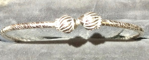 West Indian Sterling Silver Teen Bangles  (Use drop down arrow to select and view different styles & prices)