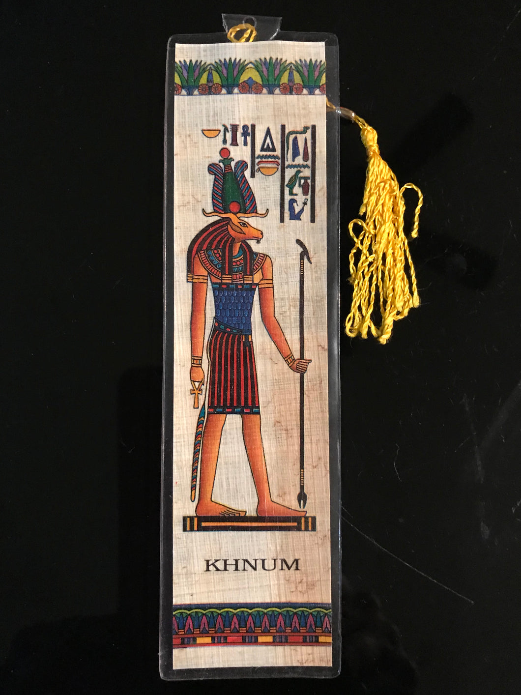 KHNUM Papyrus Bookmark