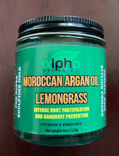 NEW!!! Moroccan Argan Oil Lemongrass Alpha Organics Hair Pomade