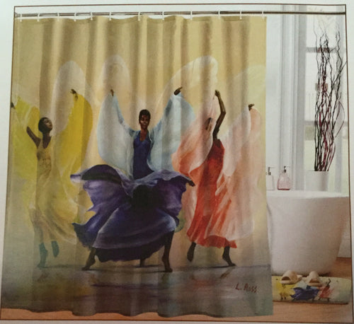 Butterflies Designer Shower Curtain