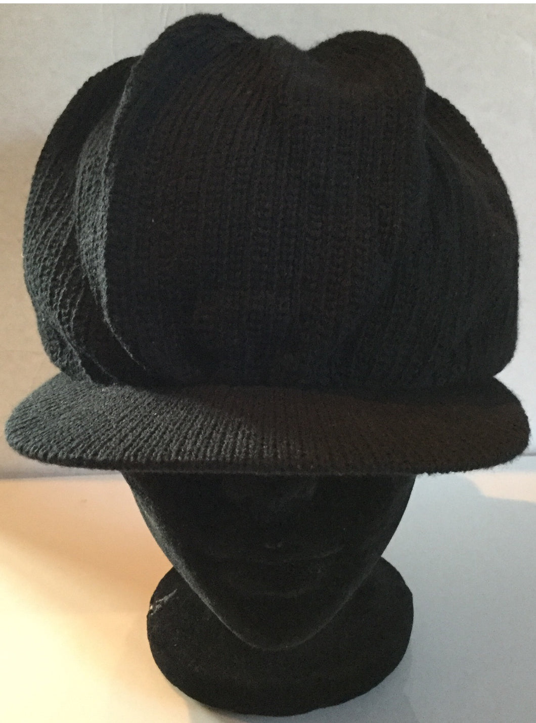 Black Large Dread Cap