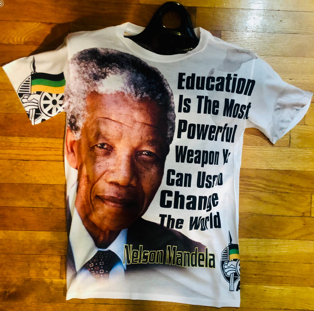 NEW!!! Nelson Mandela Regular Cut Jer-zee