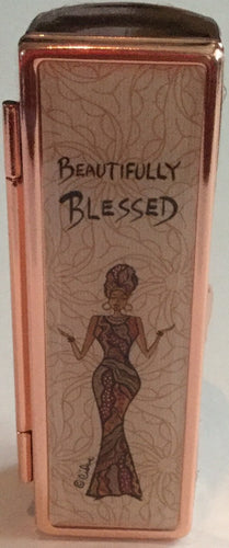 Beautifully Blessed   Lipstick  Mirror Case