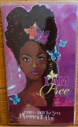 I Am Free Two Year Pocket Planner 2021 & 2022