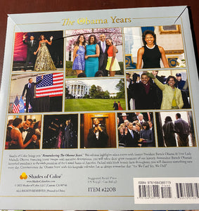 NEW!!! The Obama Years 2022 Calendar