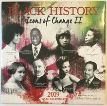 Black History Icons of Change II 2019 Wall Calendar