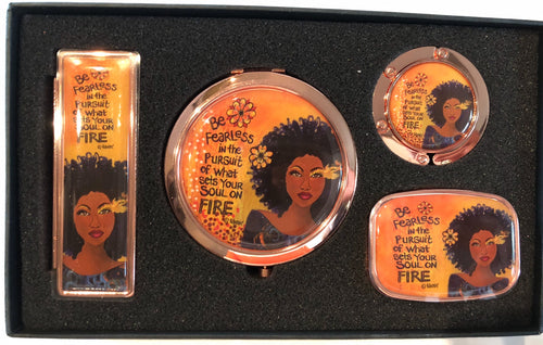 Be Fearless ... Soul On Fire Purse Accessory Gift Set