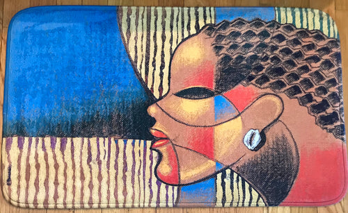 Composite Of A Woman Memory Foam Bath Mat