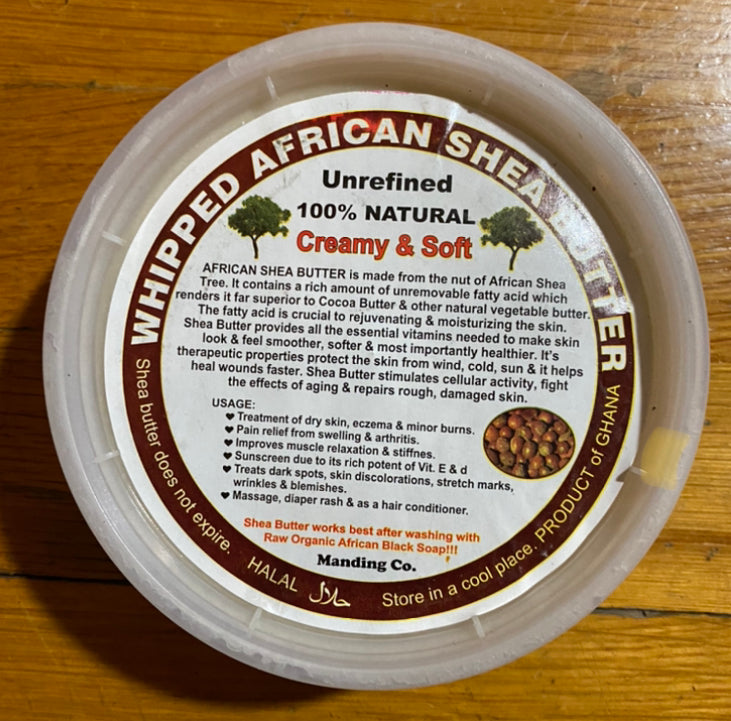 100% Natural, White Shea Butter, 8 oz