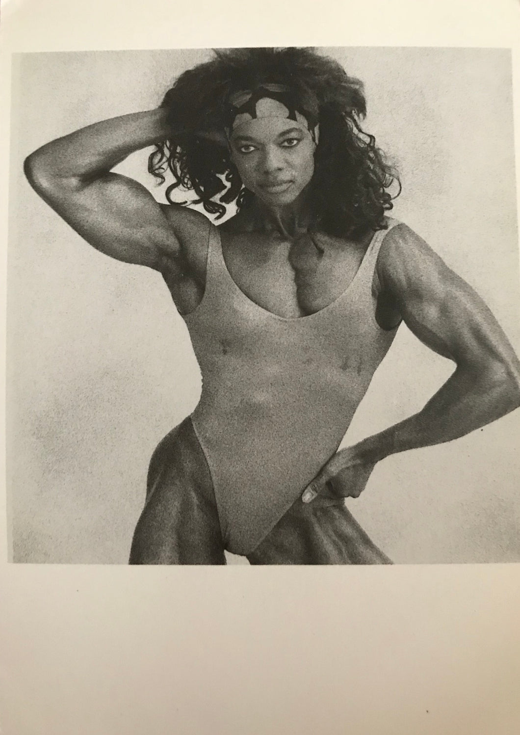 Woman Bodybuilder Post Card