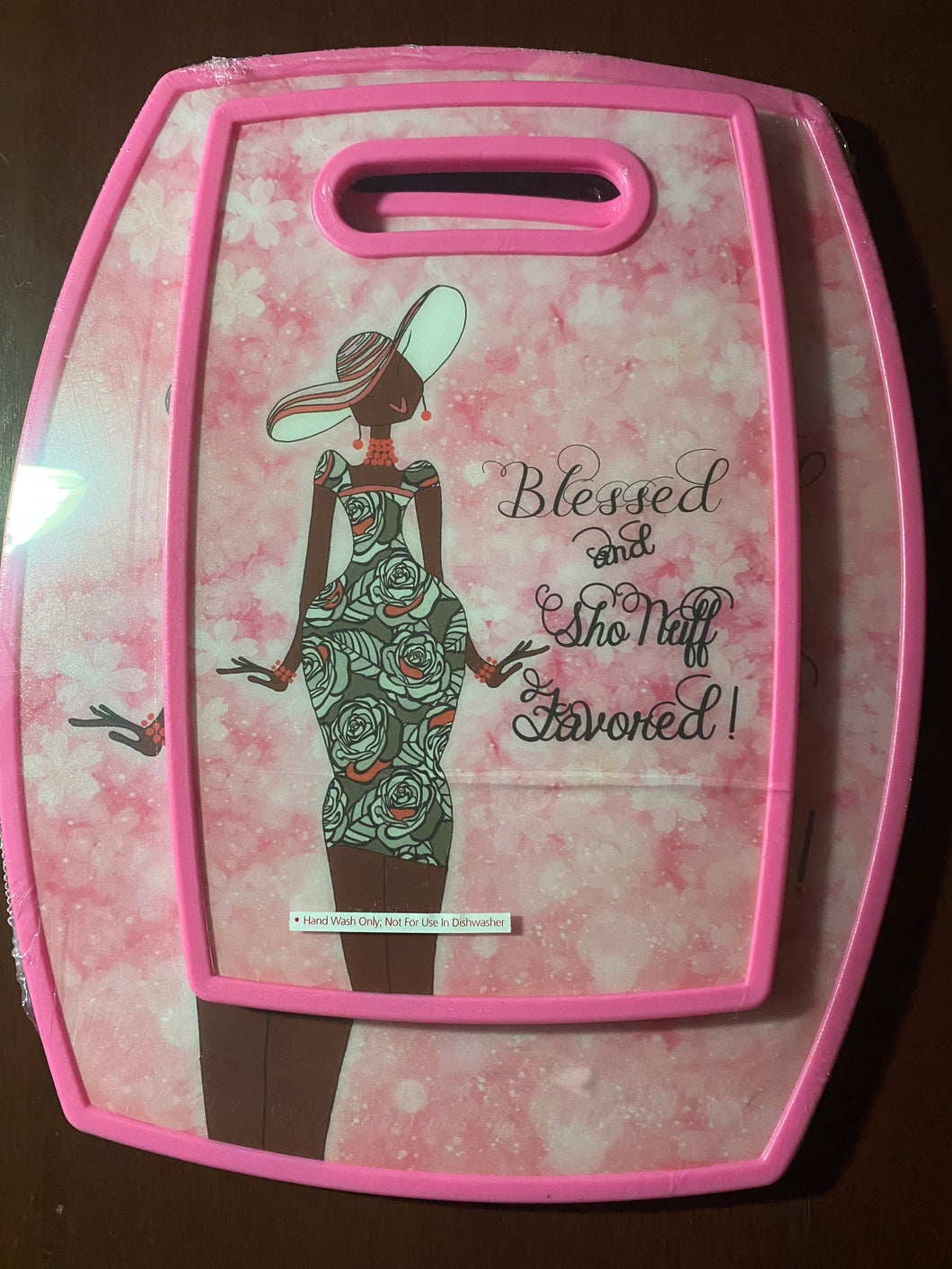NEW!!! Blessed and Sho nuff Favored Cutting Board
