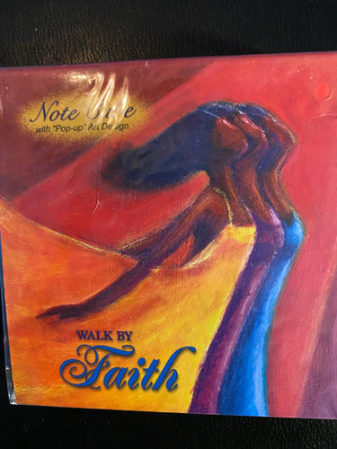 NEW!!! Walk By Faith Note Cube