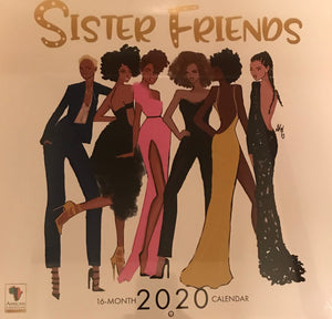 Sister Friends 2020 Wall Calendar