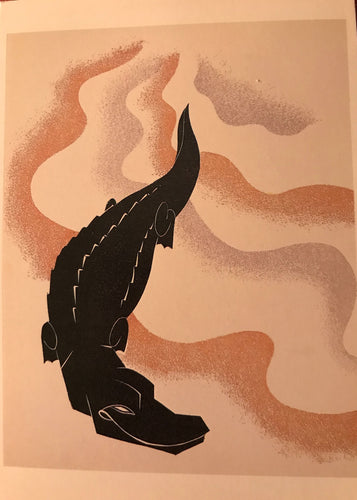 Down to the water,  alligator