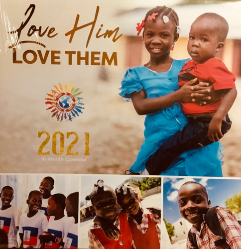 2021 Love Him, Love Them Wall Calendar