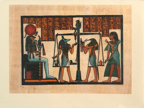 Final Judgment Papyrus Note Cards