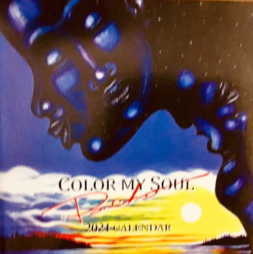 NEW!!!  Color My Soul 2021 Wall Calendar