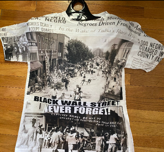 NEW!!! Black Wall Street Never Forget! Jerzees/ T- Shirts