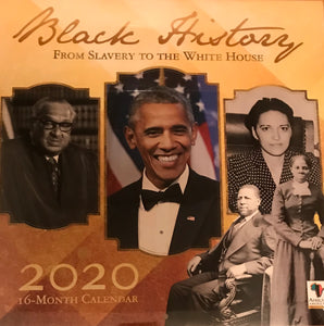 Black History 2020 Wall Calendar