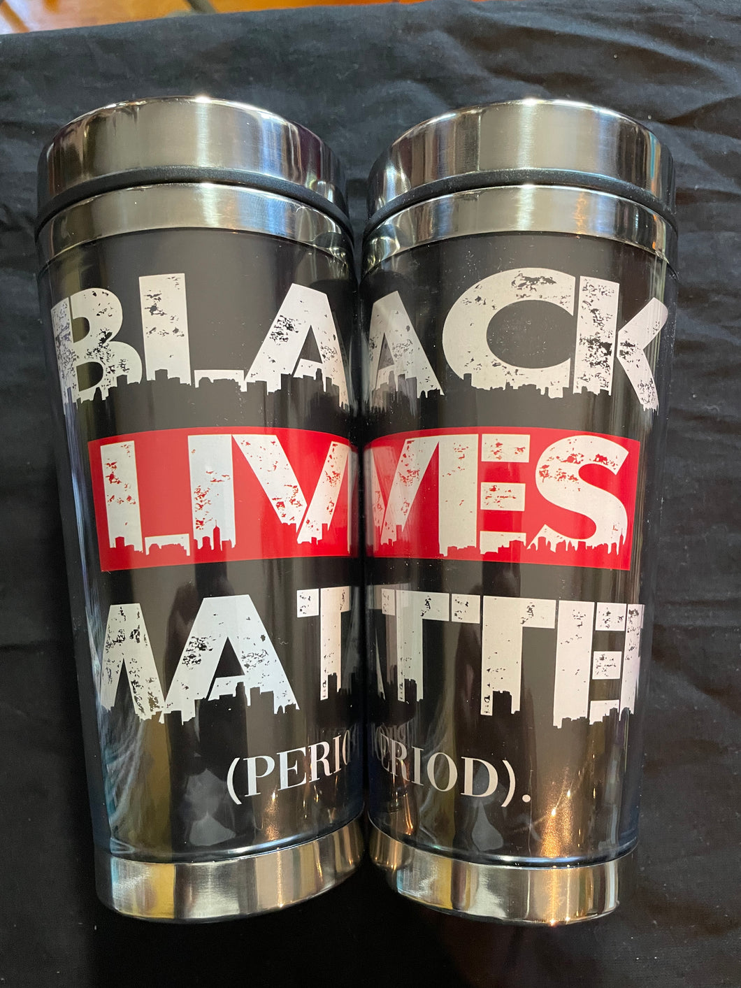 NEW!!! Black Lives Matter (Period) Travel Mug