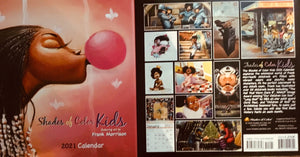 NEW!!! Shades of Color Kids 2021 Wall Calendar