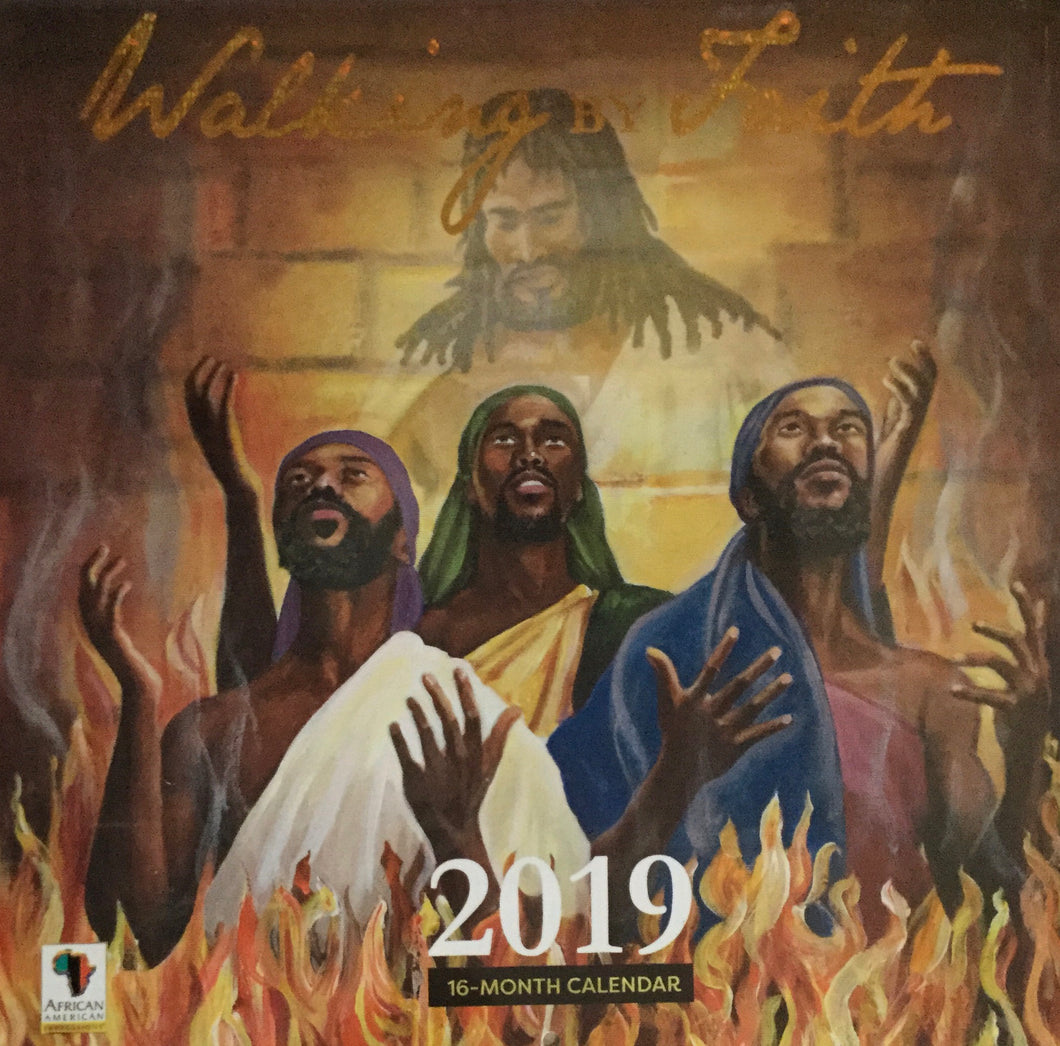 Walking by Faith 2019 Wall Calendar
