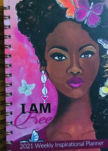 NEW!!! I Am Free 2021 Weekly Inspirational Planner