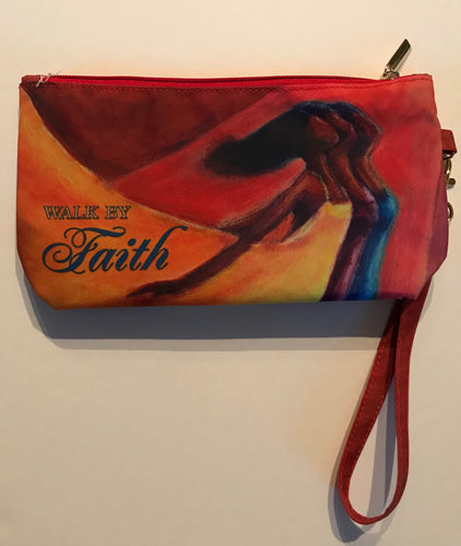 Walk by faith,  Cosmetic Pouche