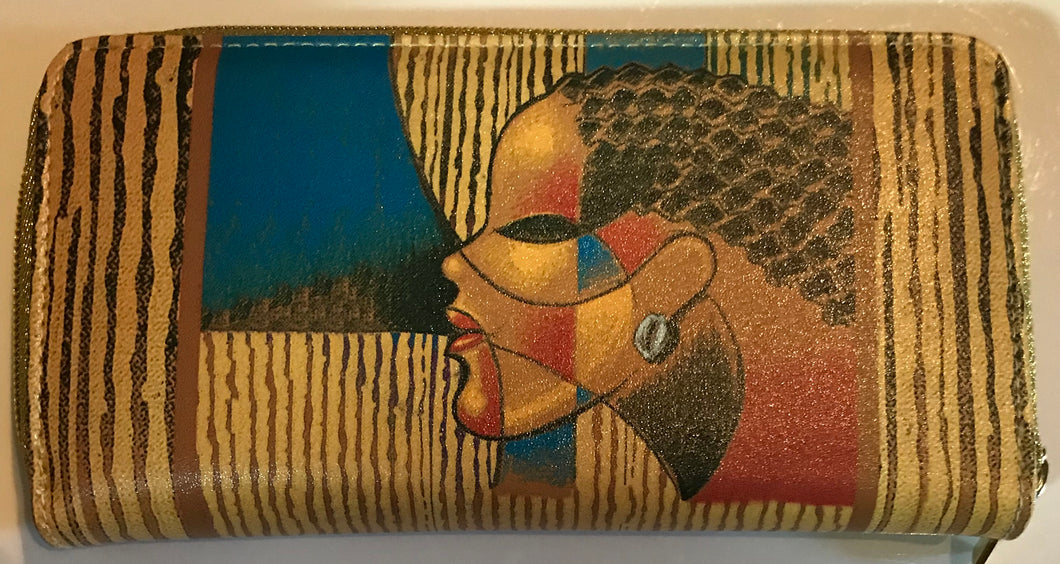 Composite Of A Woman Long Wallet