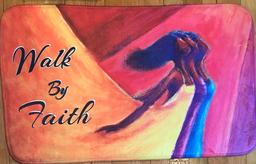 Walk By Faith Memory Foam Bath Mat