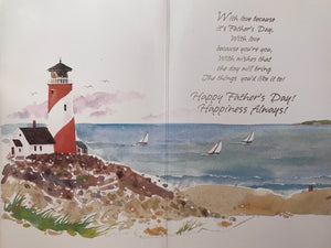 On Father’s Day with Love,  Father’s Day card