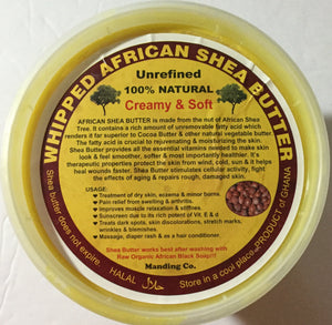100 % Natural, Yellow Shea Butter, 16 Ounces