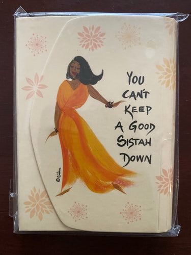 NEW!!! You Can’t Keep A Good Sistah Down Note Pad Purse Pal