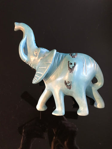 Elephant Soapstone Figurine