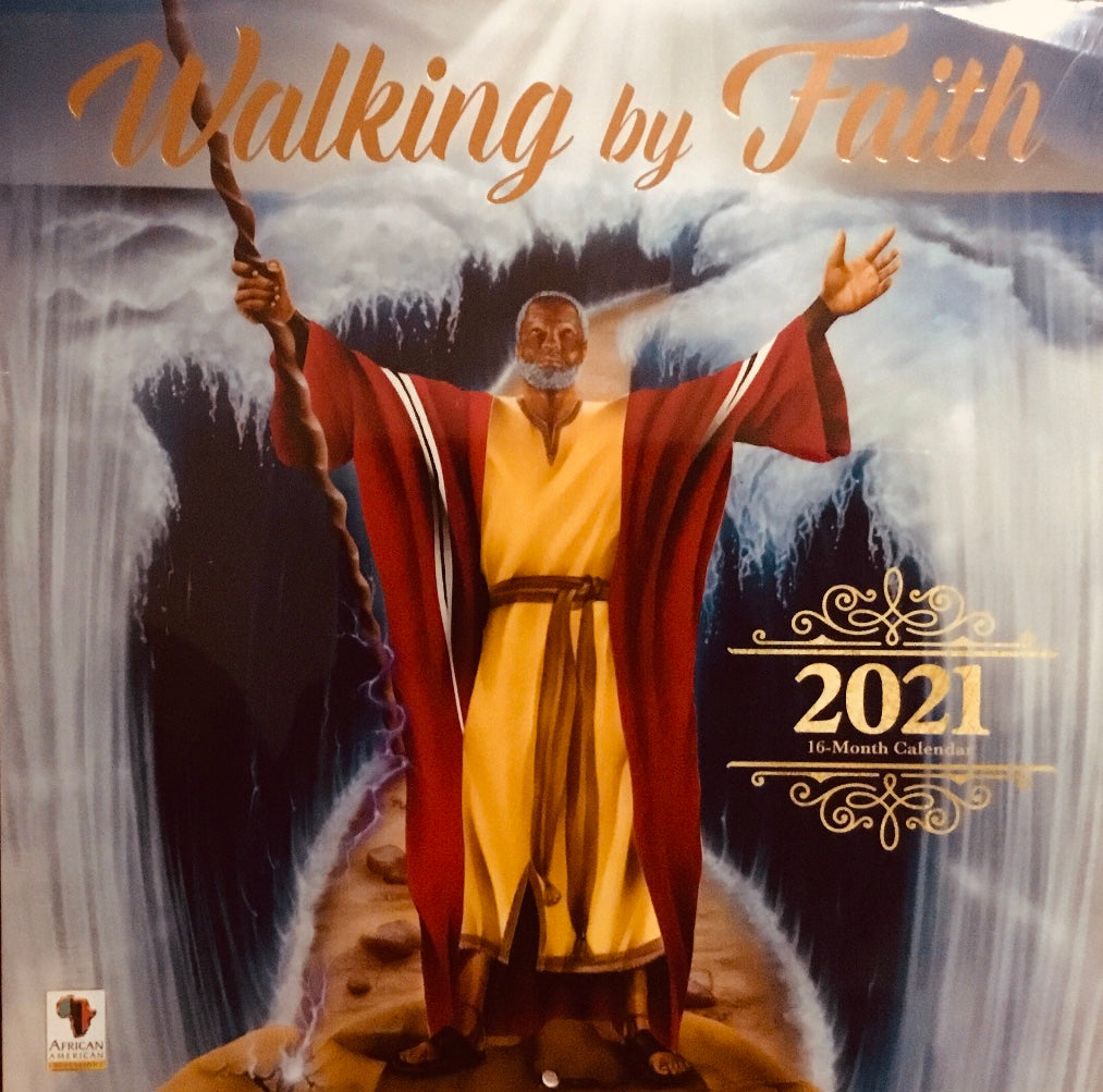 NEW!!! 2021 Walking By Faith Wall Calendar